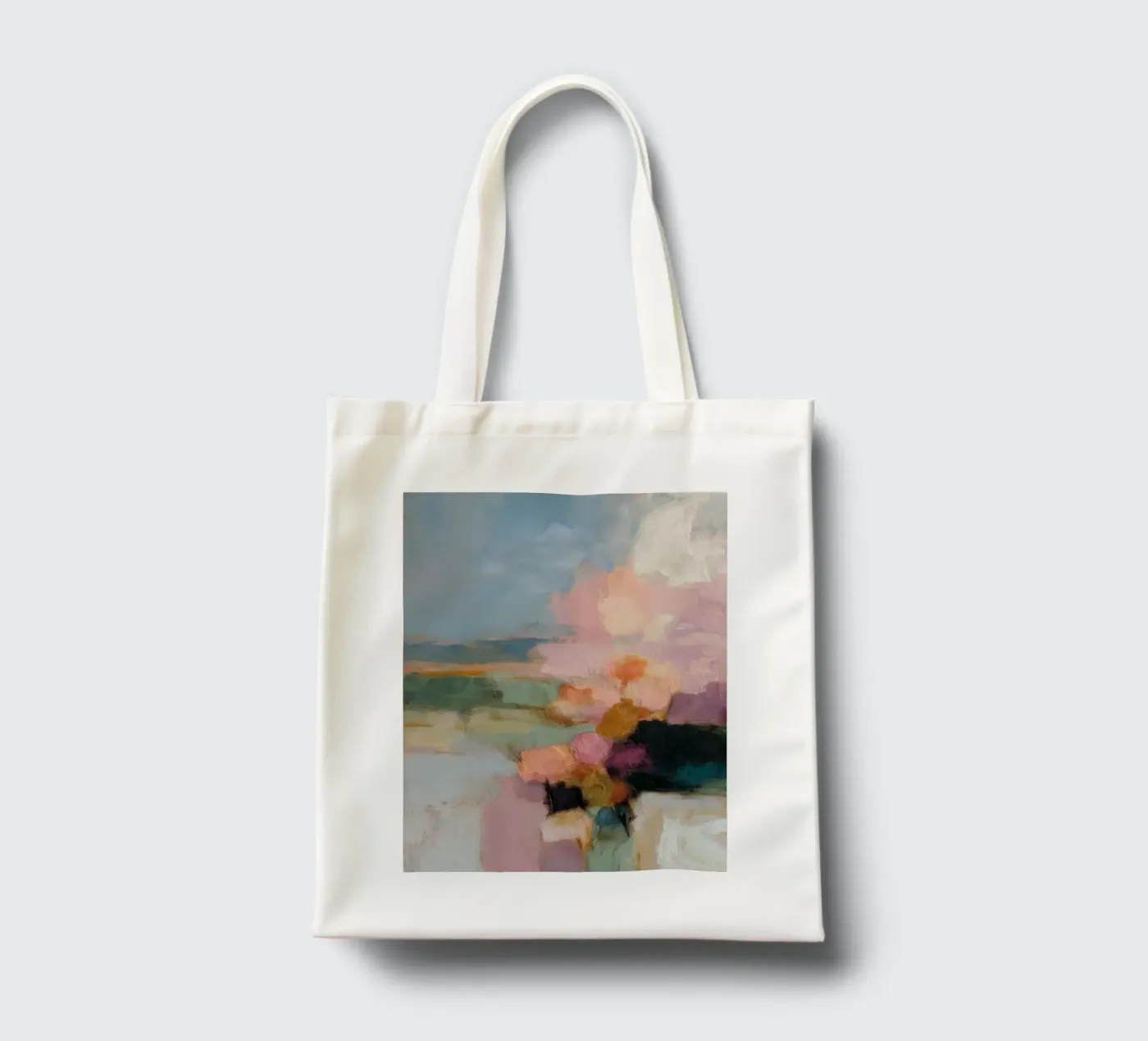 Campi di blocco Armonia borsa in juta da Carina Pop & Pastell