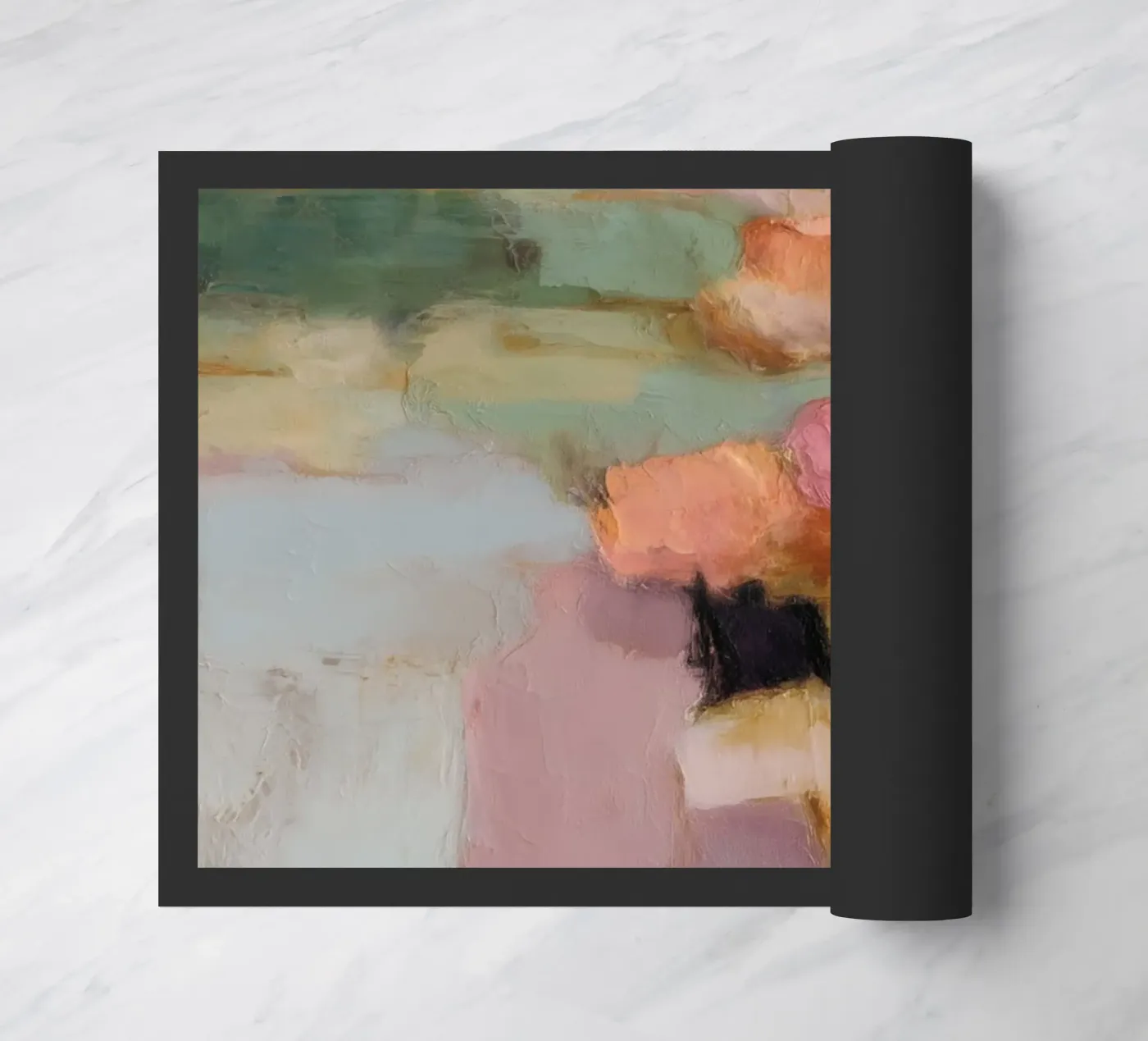 Blockfelder Harmonie Fußmatte von Carina Pop & Pastell