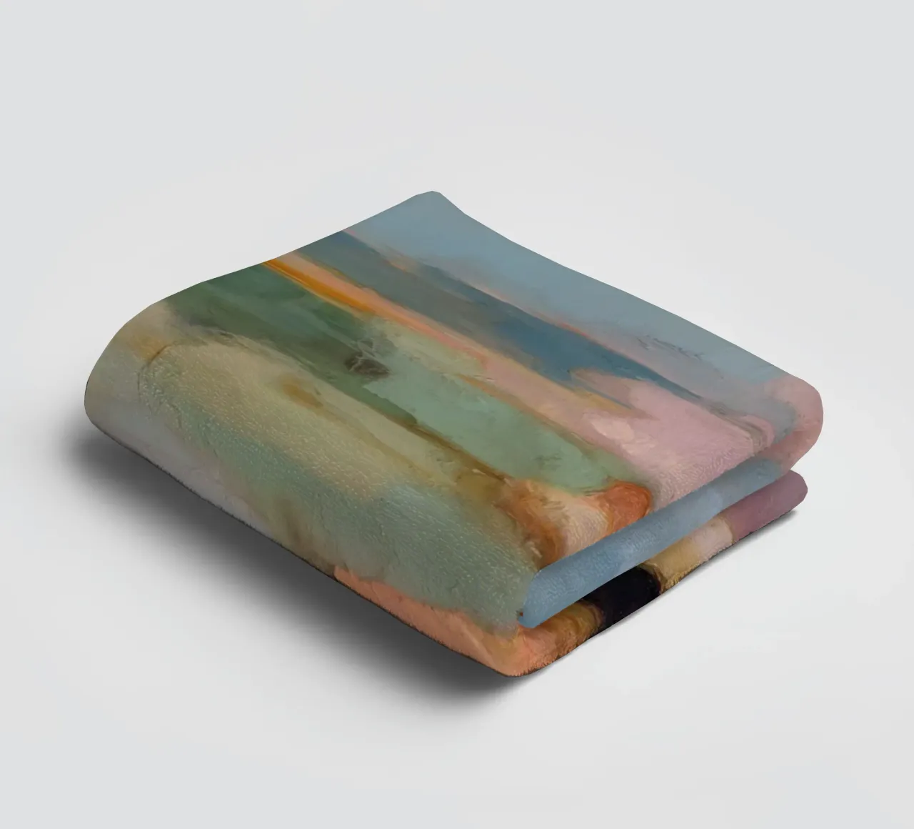 Block fields Harmony towel by Carina Pop & Pastell