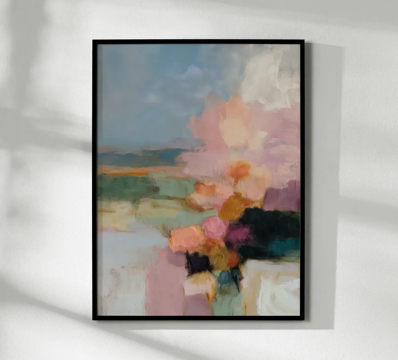 Block fields Harmony poster by Carina Pop & Pastell