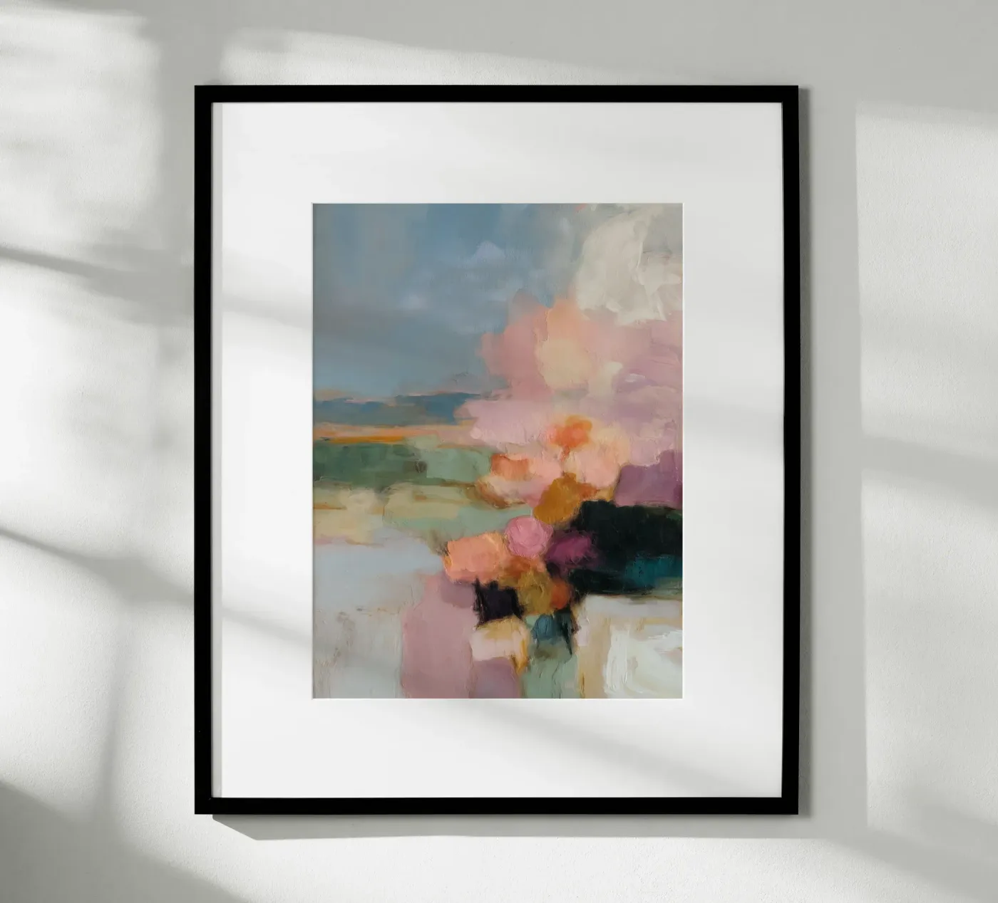 Block fields Harmony Poster von Carina Pop & Pastell