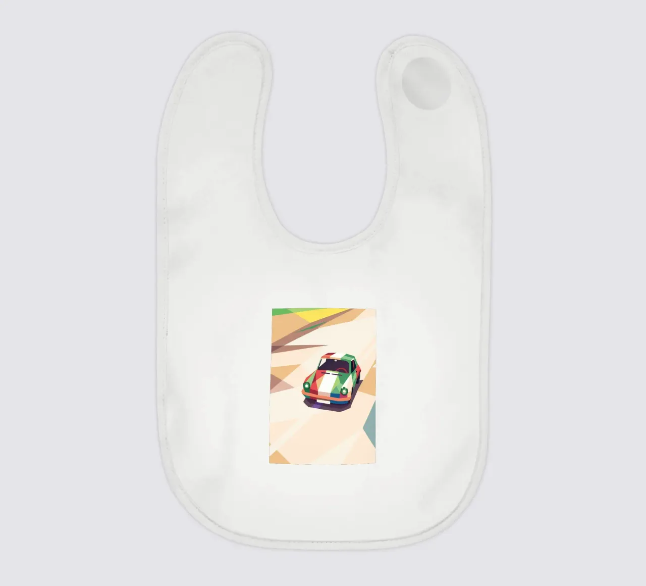 Auto da corsa colorata bavaglino da POLYGON SPECIAL