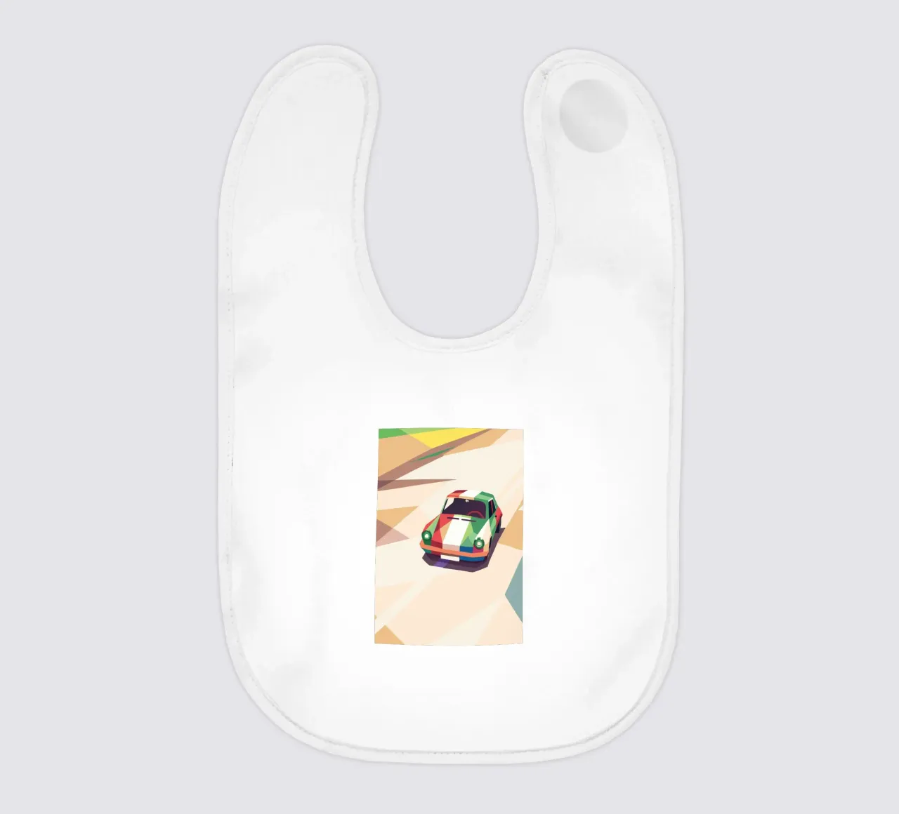 Auto da corsa colorata bavaglino da POLYGON SPECIAL