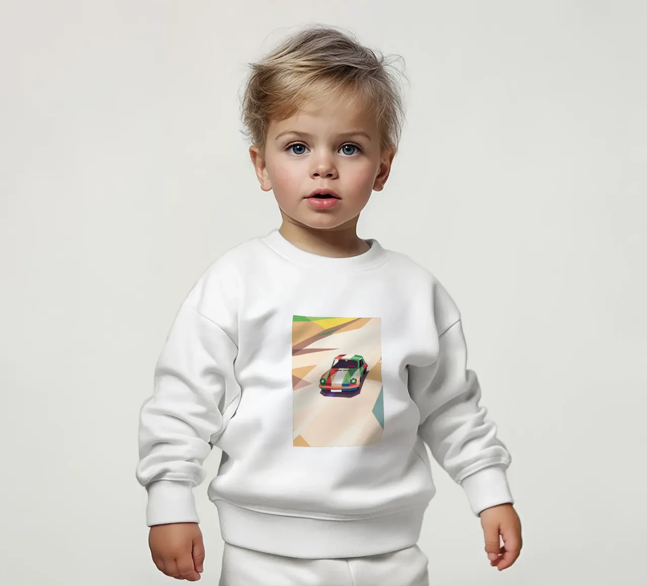 Auto da corsa colorata felpa neonato da POLYGON SPECIAL