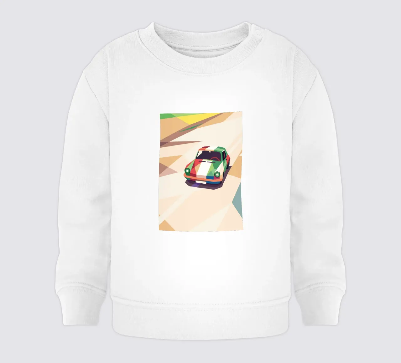 Auto da corsa colorata felpa neonato da POLYGON SPECIAL