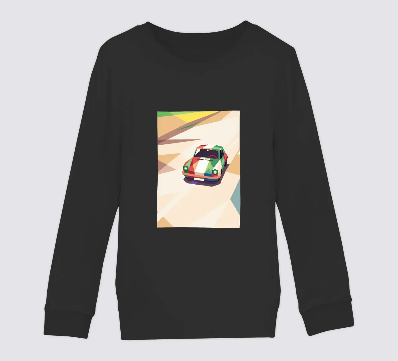 Auto da corsa colorata felpa bambino da POLYGON SPECIAL