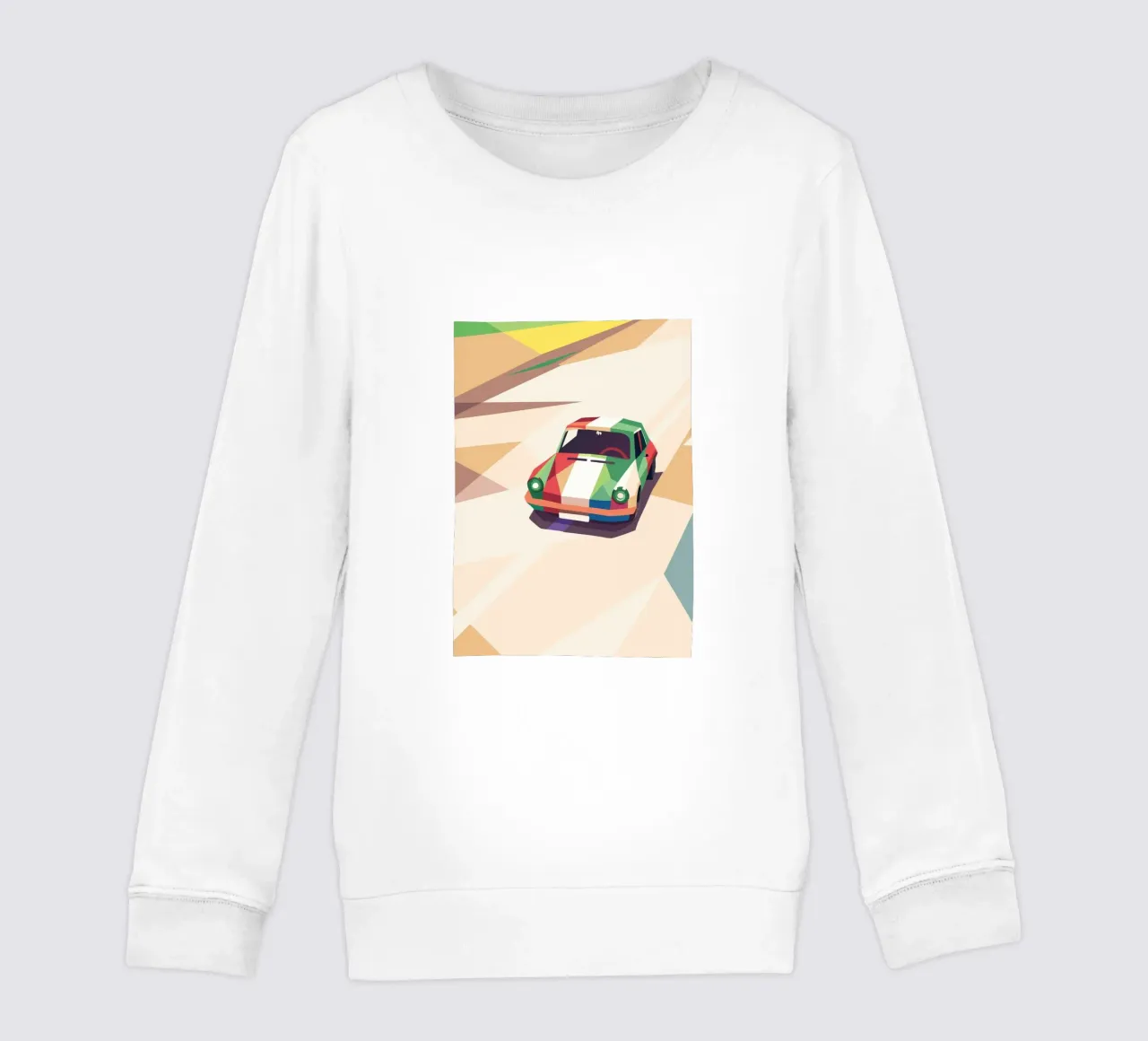 Auto da corsa colorata felpa bambino da POLYGON SPECIAL
