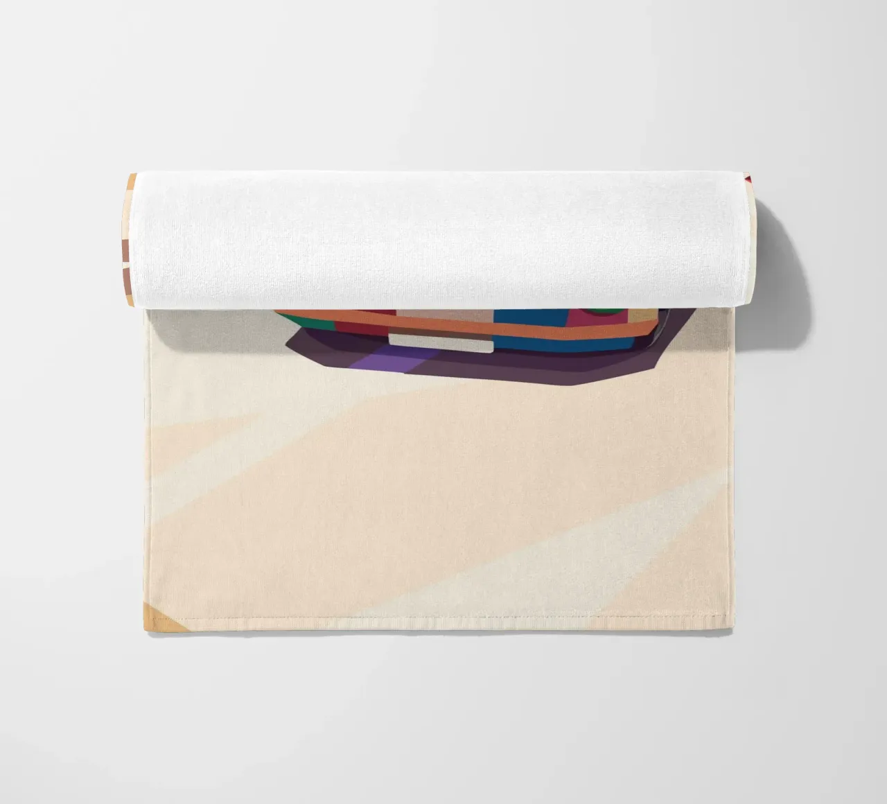 Auto da corsa colorata telo mare da POLYGON SPECIAL