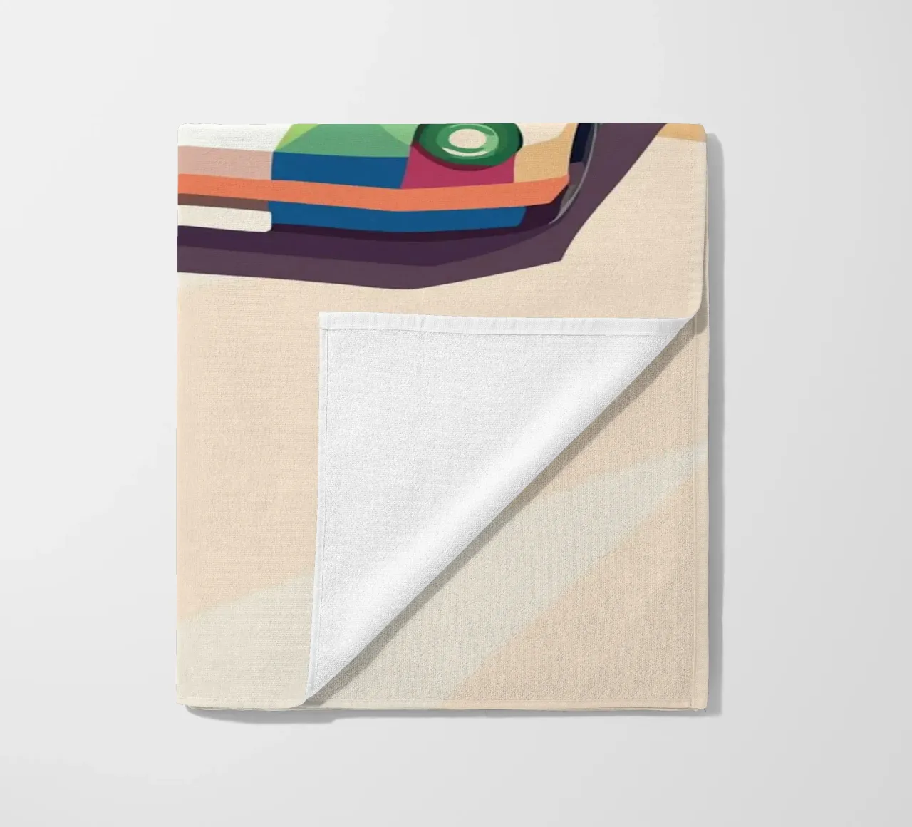 Auto da corsa colorata telo mare da POLYGON SPECIAL