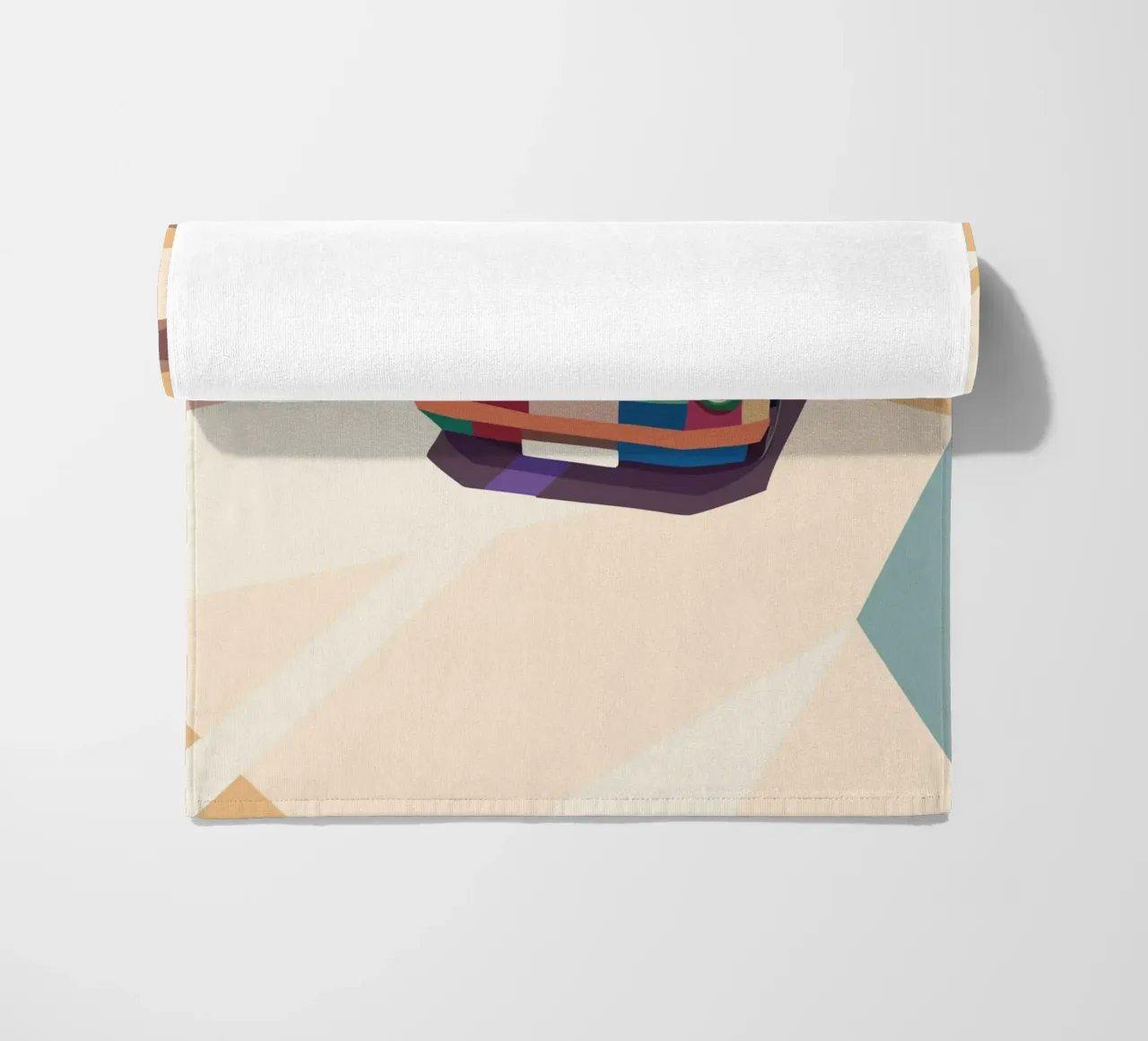 Auto da corsa colorata telo mare da POLYGON SPECIAL