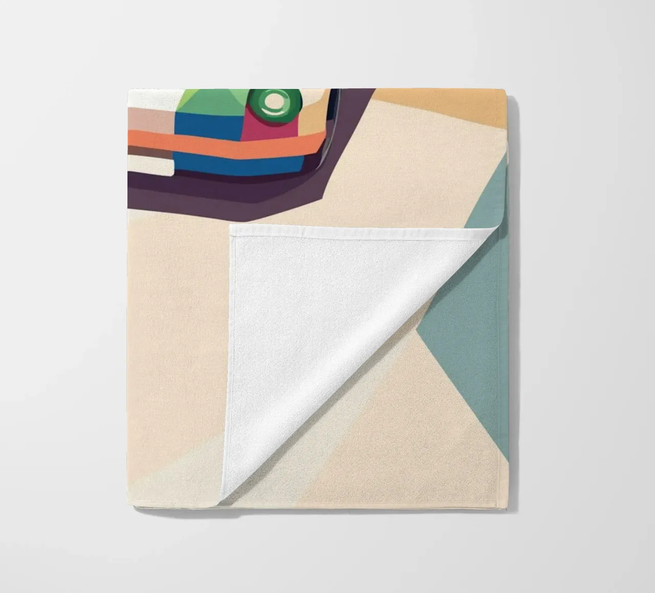 Auto da corsa colorata telo mare da POLYGON SPECIAL