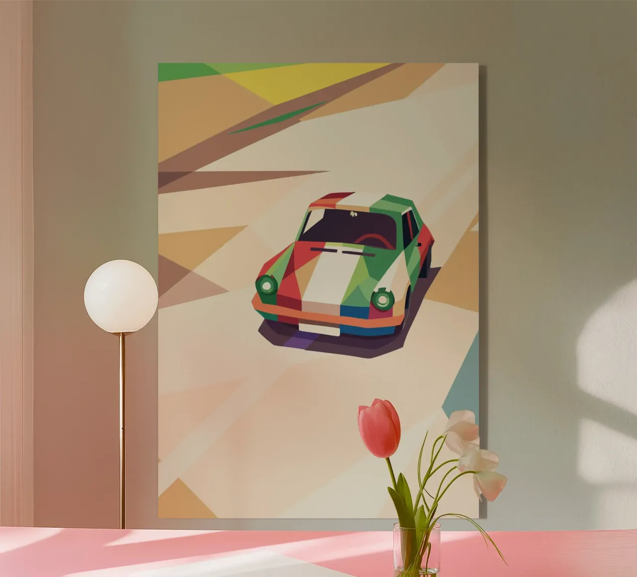 Auto da corsa colorata plexiglass da POLYGON SPECIAL