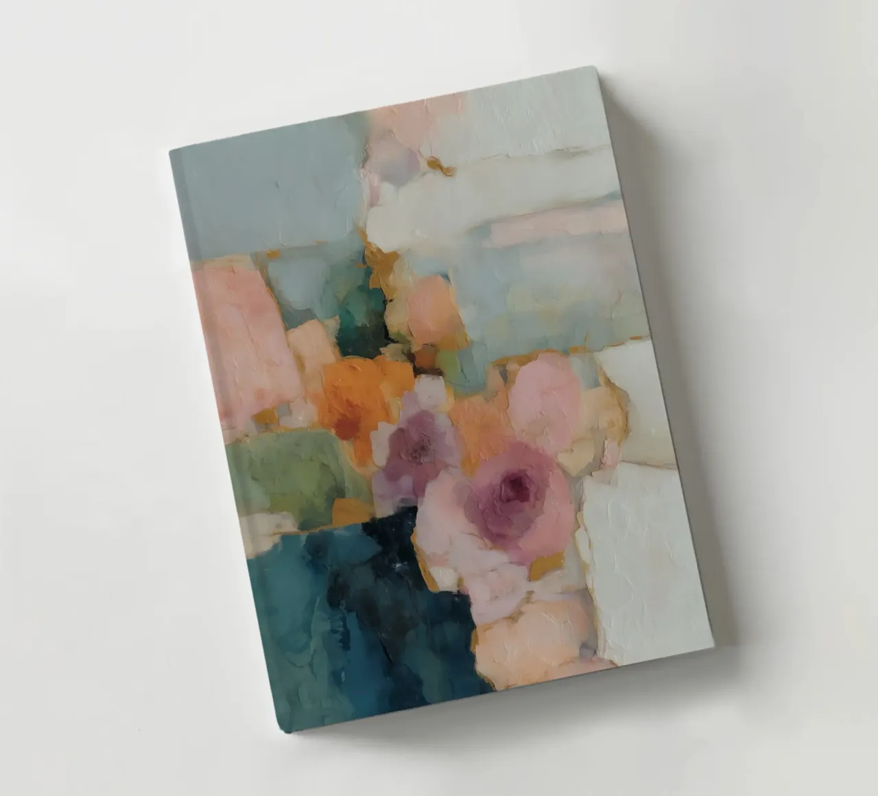 Trendy abstract fields notebook by Carina Pop & Pastell