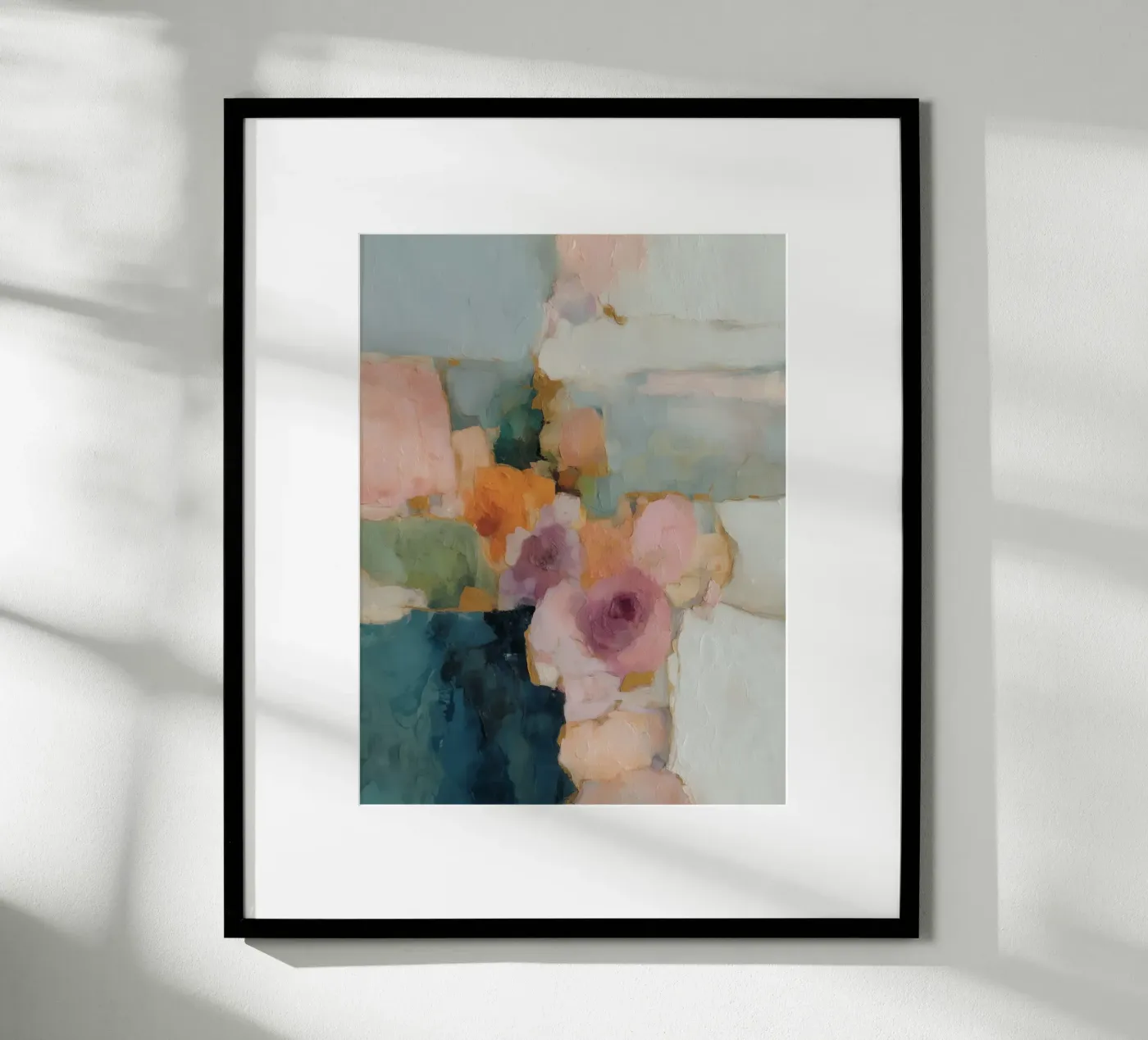 Trendige Abstraktfelder Poster von Carina Pop & Pastell