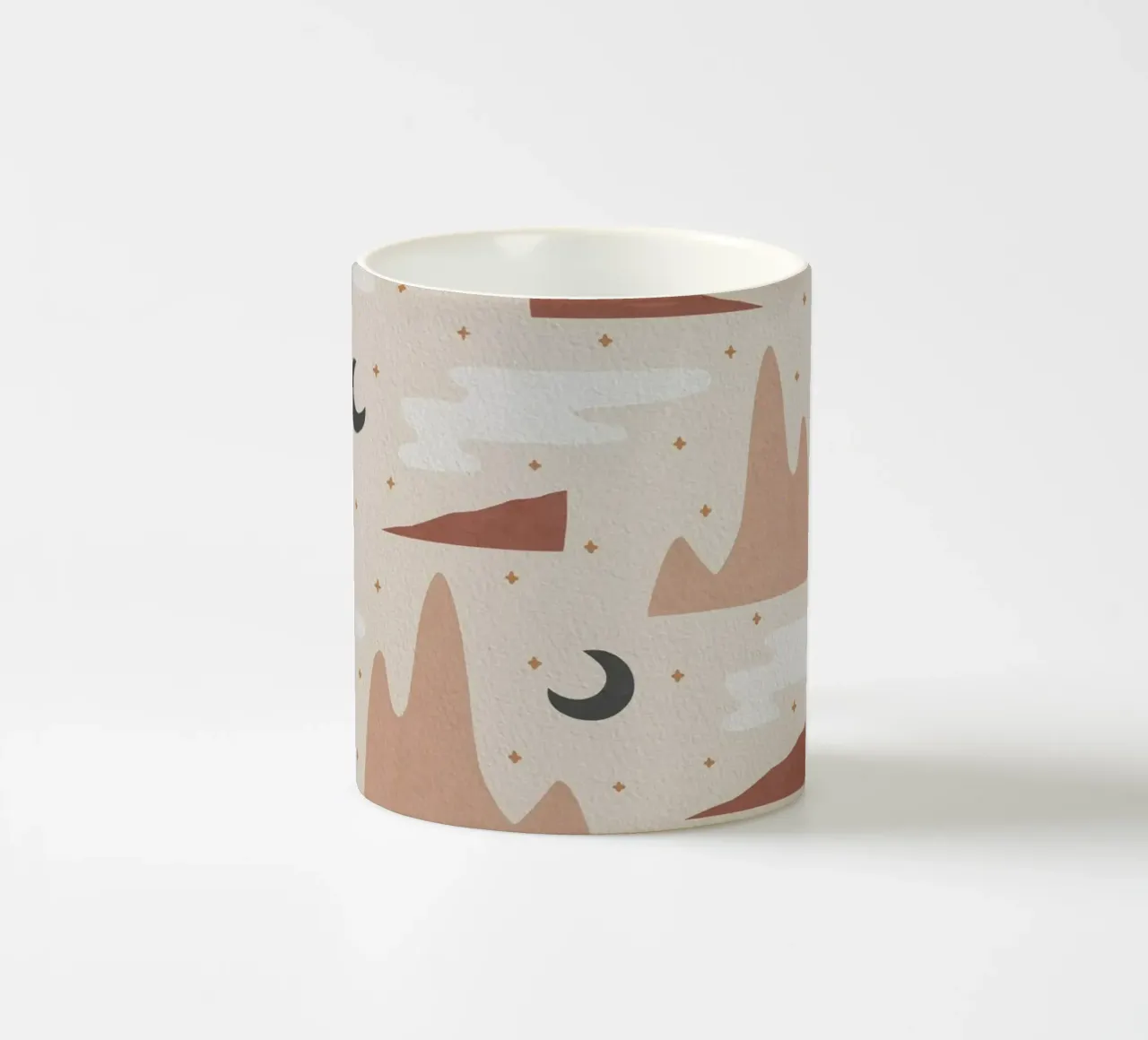 Paesaggio e Luna tazza in ceramica da Orara Studio