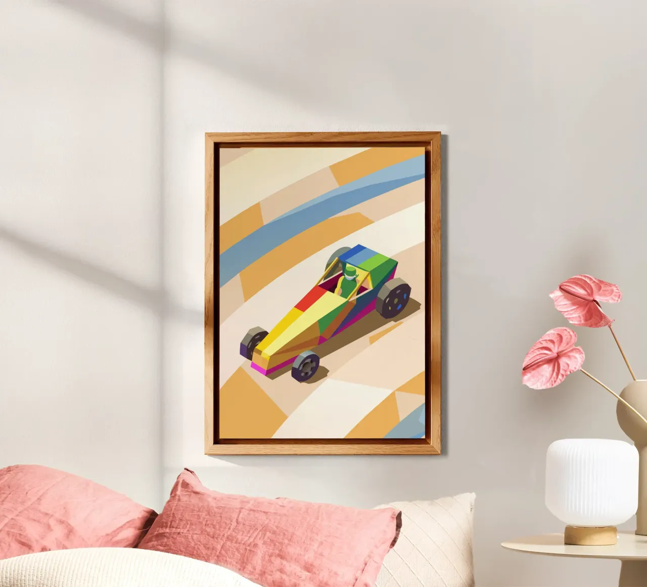 Macchina colorata Soapbox alluminio dibond da POLYGON SPECIAL