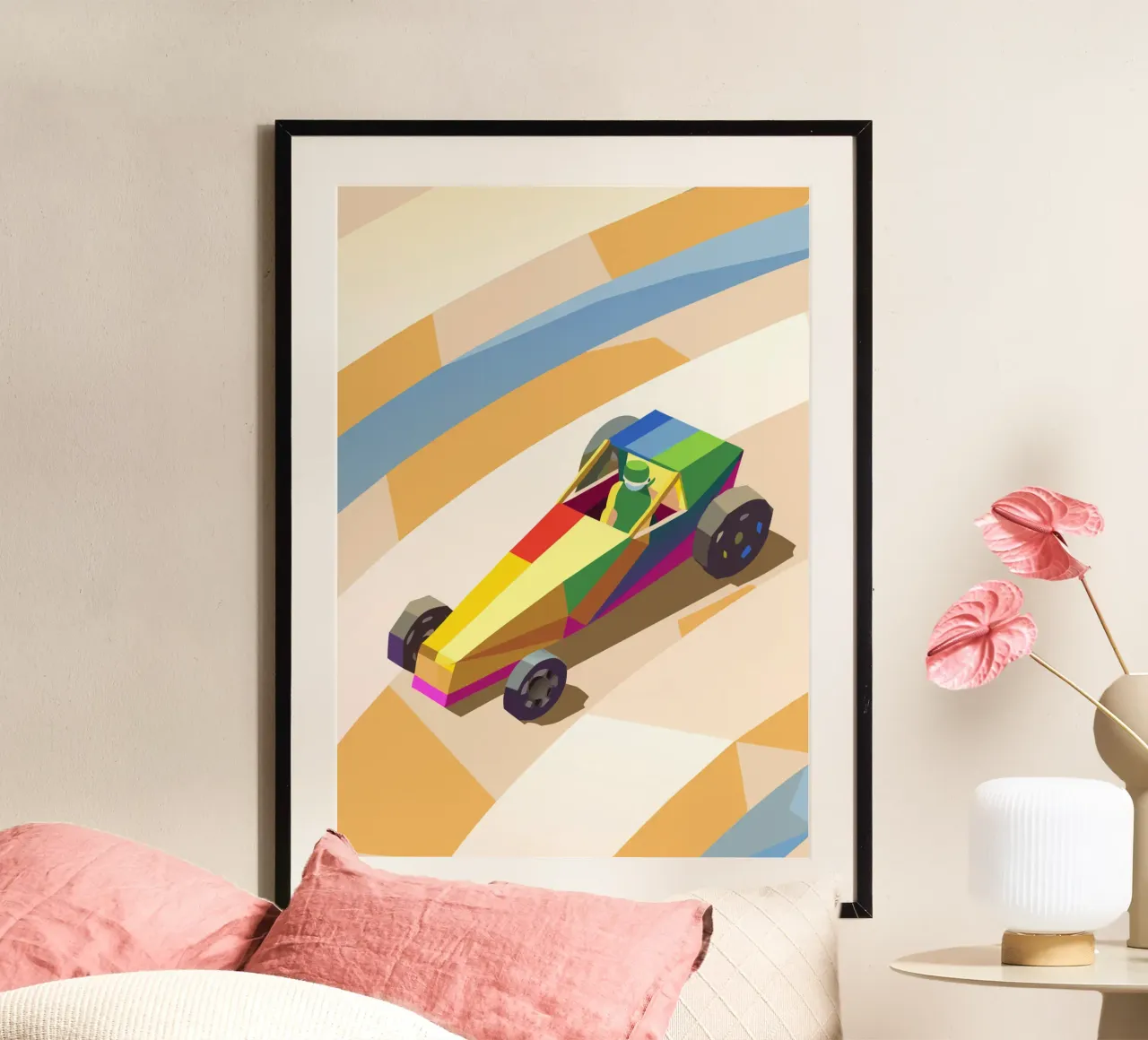 Macchina colorata Soapbox carta hahnemühle da POLYGON SPECIAL