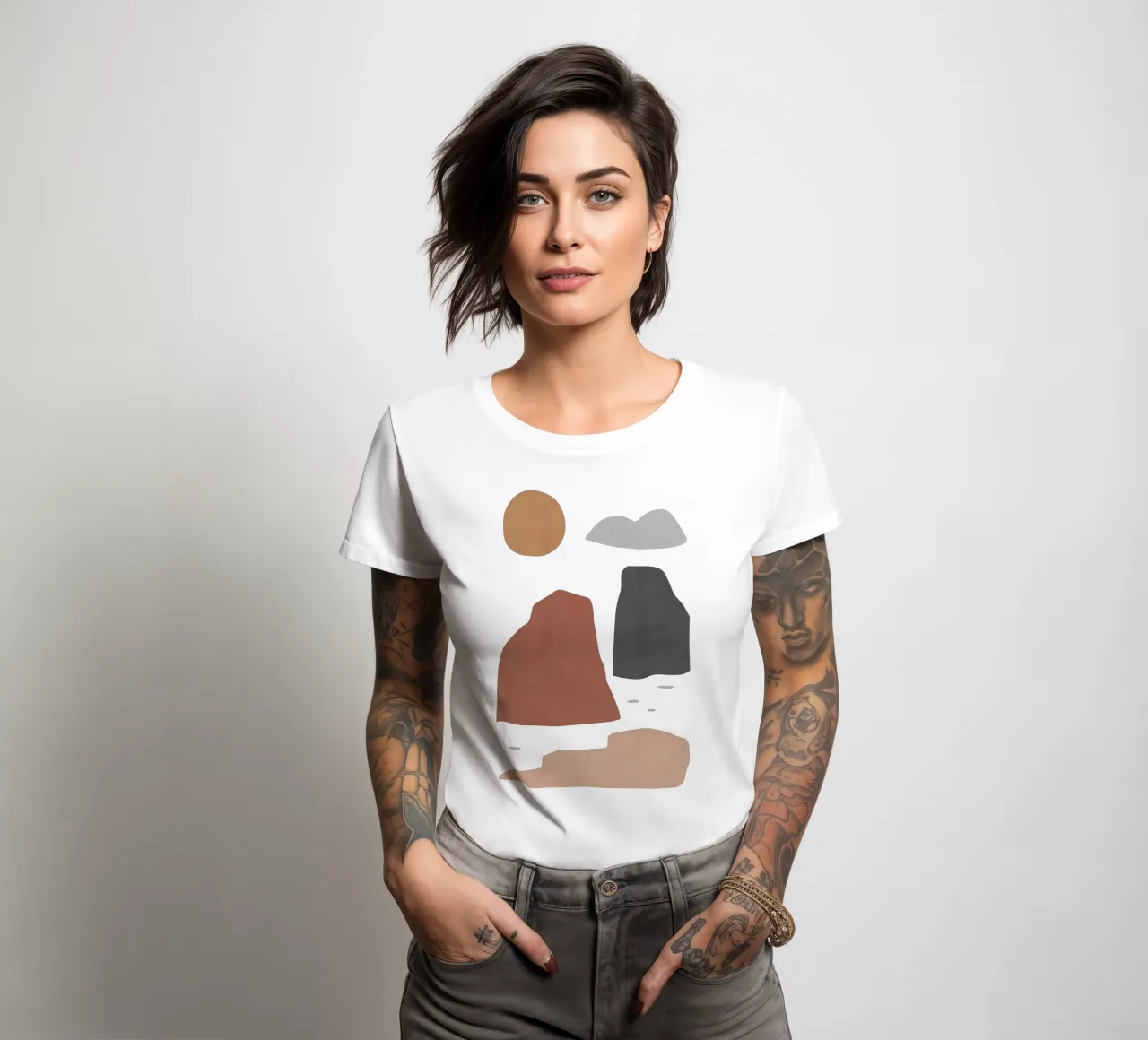 Landschaft & Sonne Frauen T-Shirt von Orara Studio