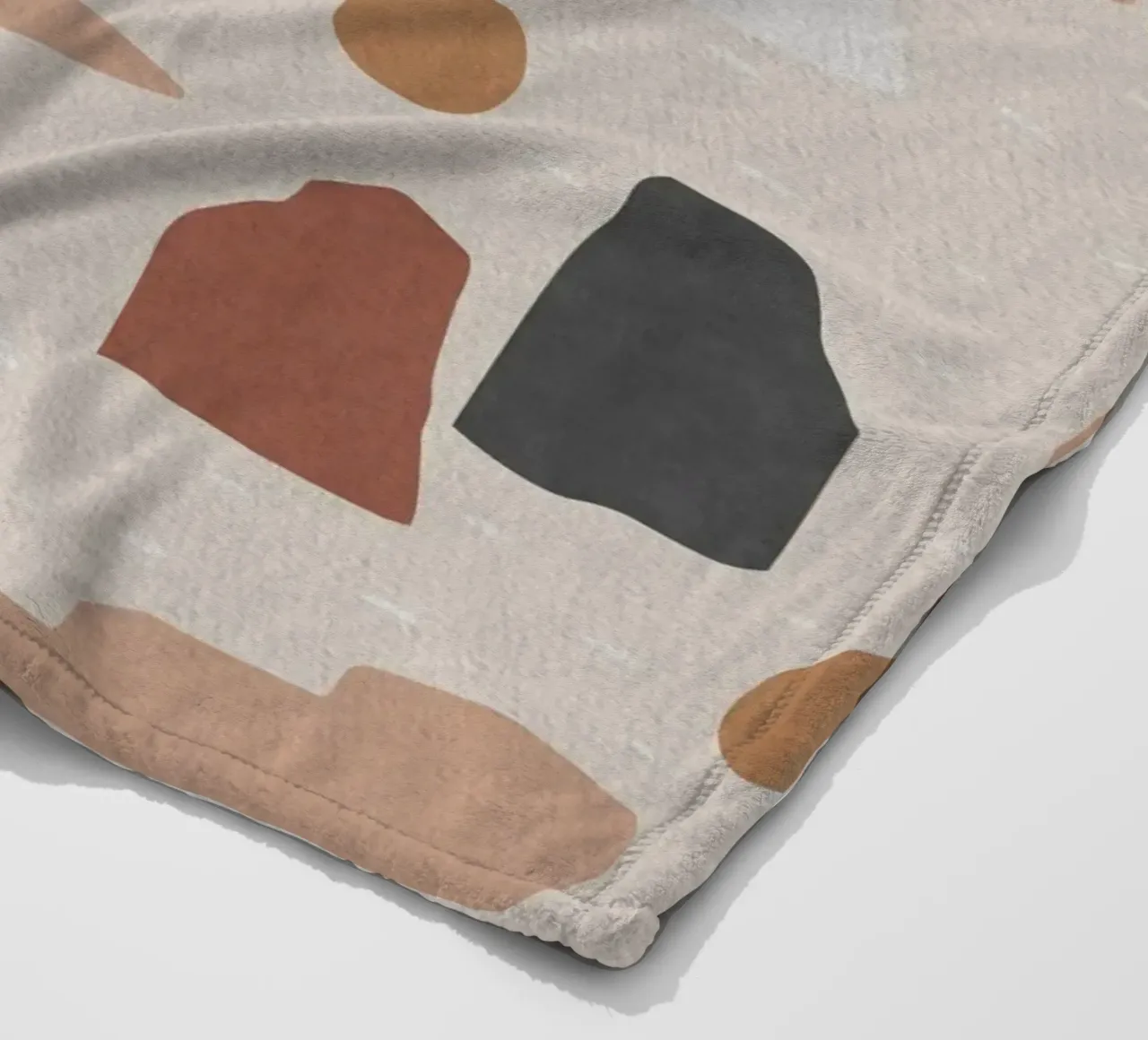 Paesaggio e sole coperta in pile da Orara Studio