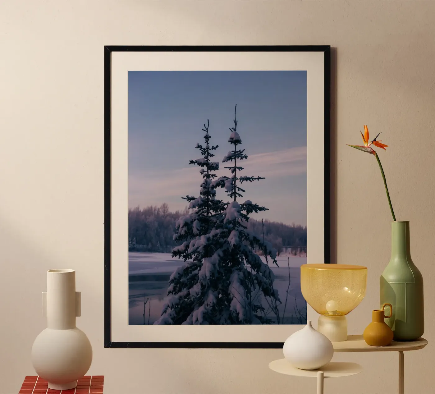 Winter Evening Poster von wowhannahphotos