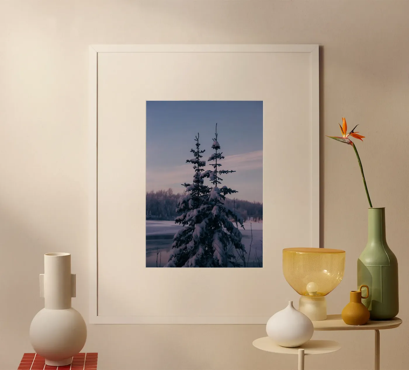 Winter Evening Poster von wowhannahphotos