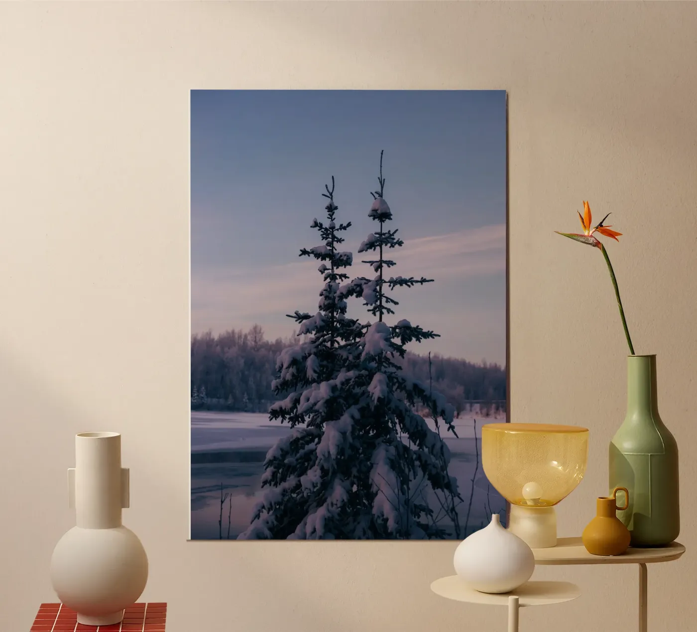 Winter Evening Poster von wowhannahphotos