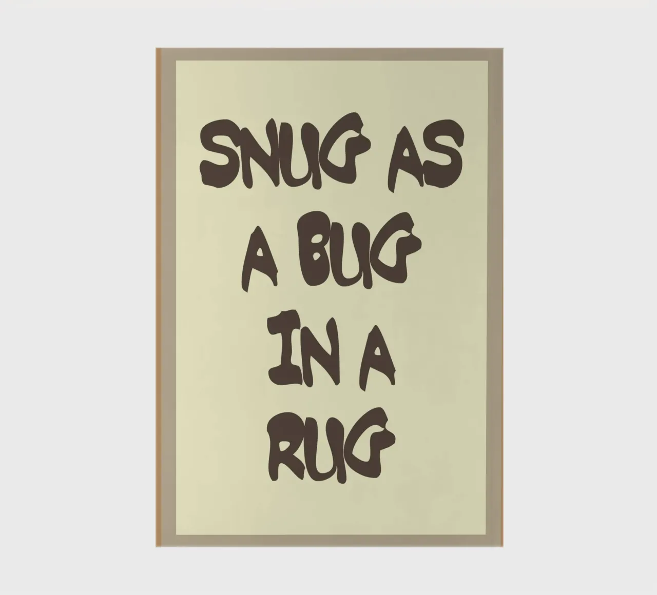 snug as a bug in a rug notebook by Ramanda