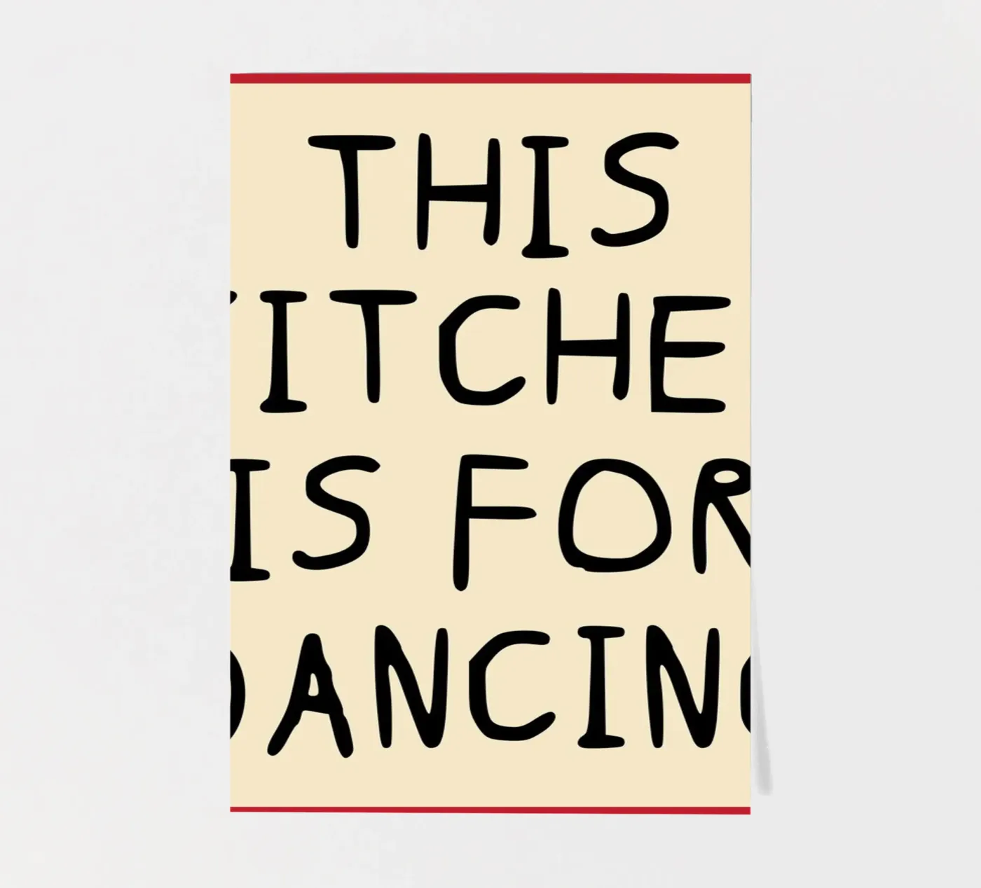 this kitchen is for dancing sticker sheet by Ramanda