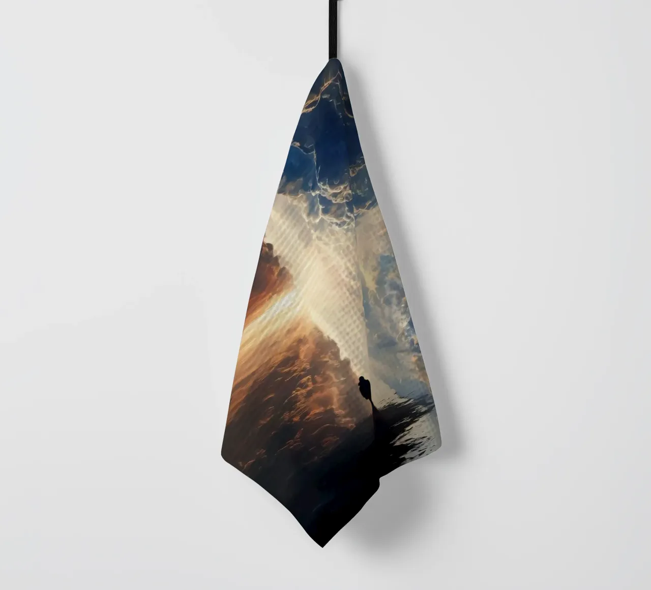 man in the reflect canovaccio da cucina da scoten