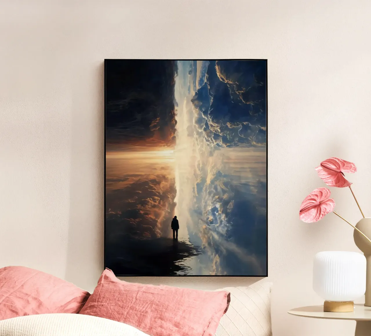 man in the reflect plexiglass da scoten