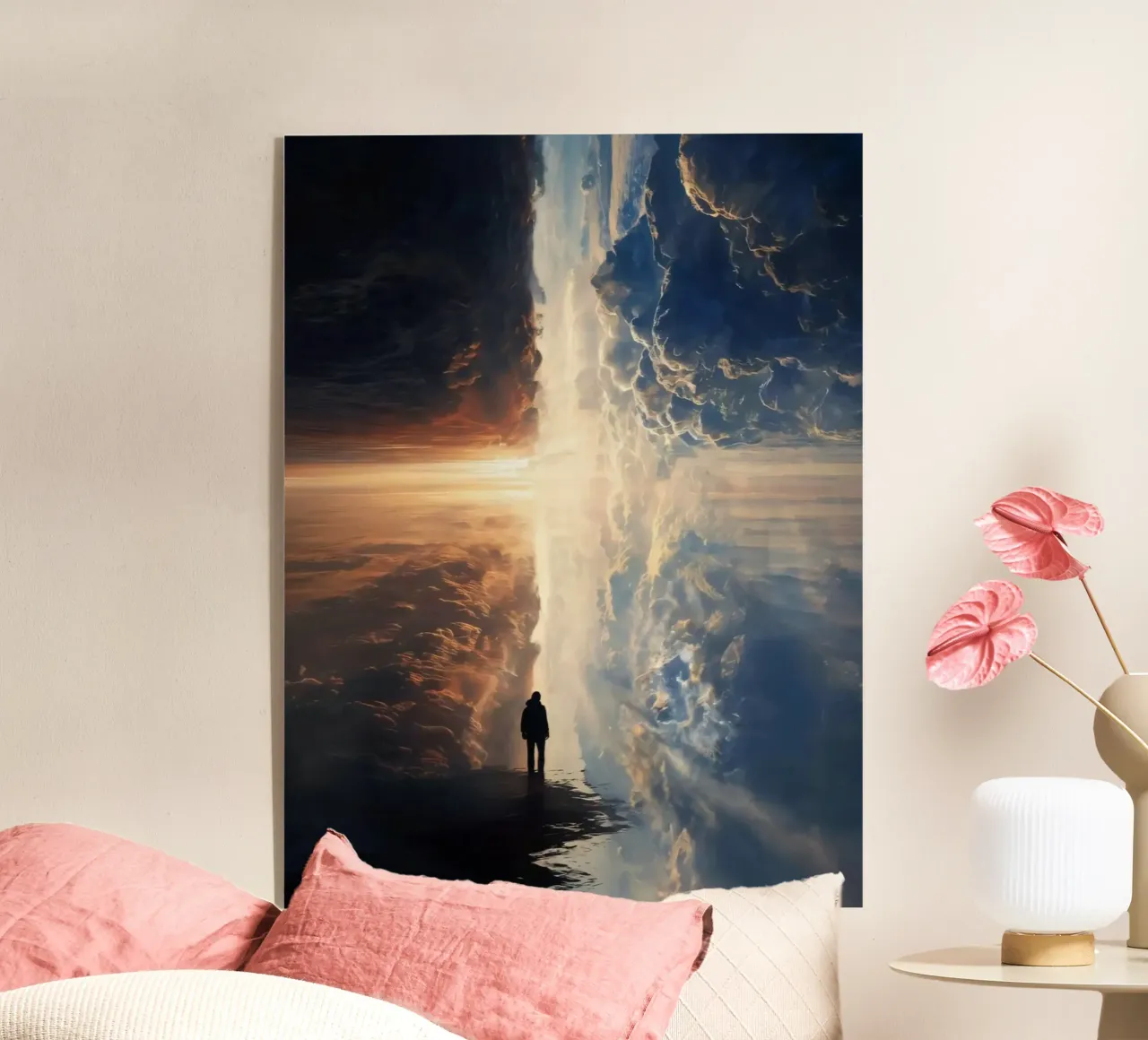 man in the reflect plexiglass da scoten