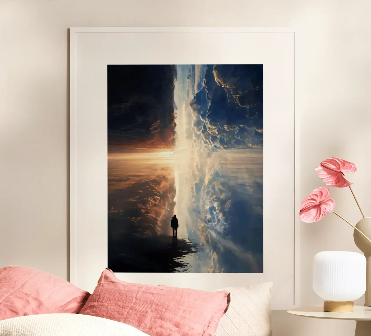 man in the reflect carta hahnemühle da scoten