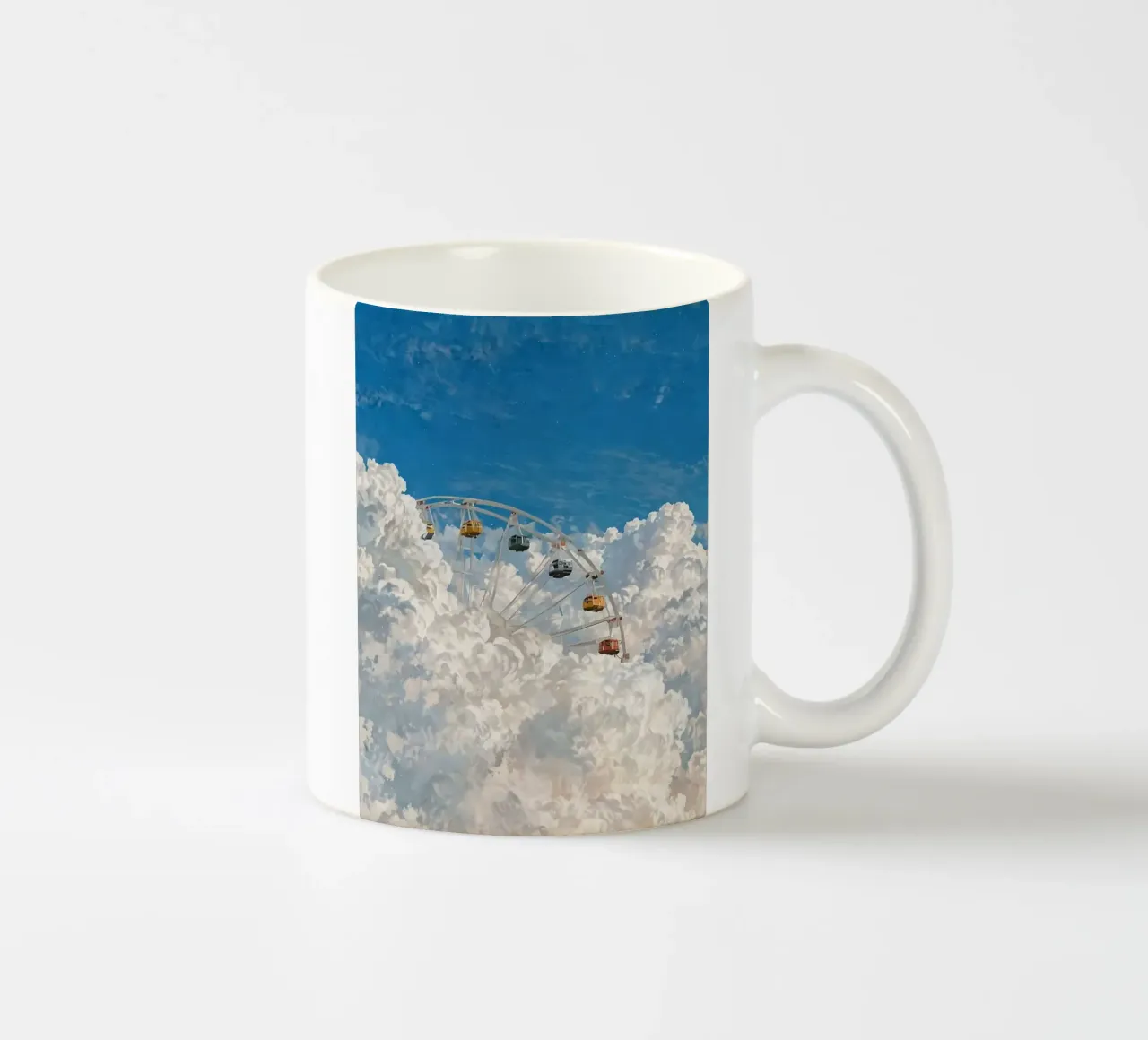 wheel cloud ceramic mug by scoten