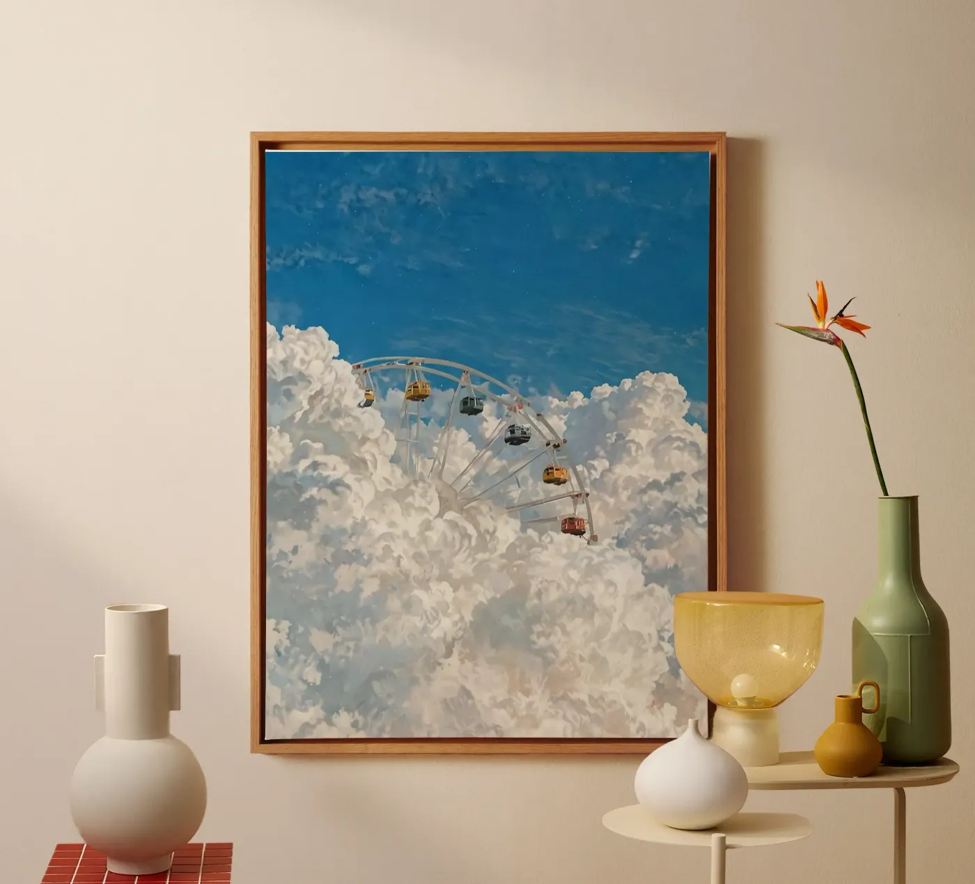 wheel cloud canvas by scoten