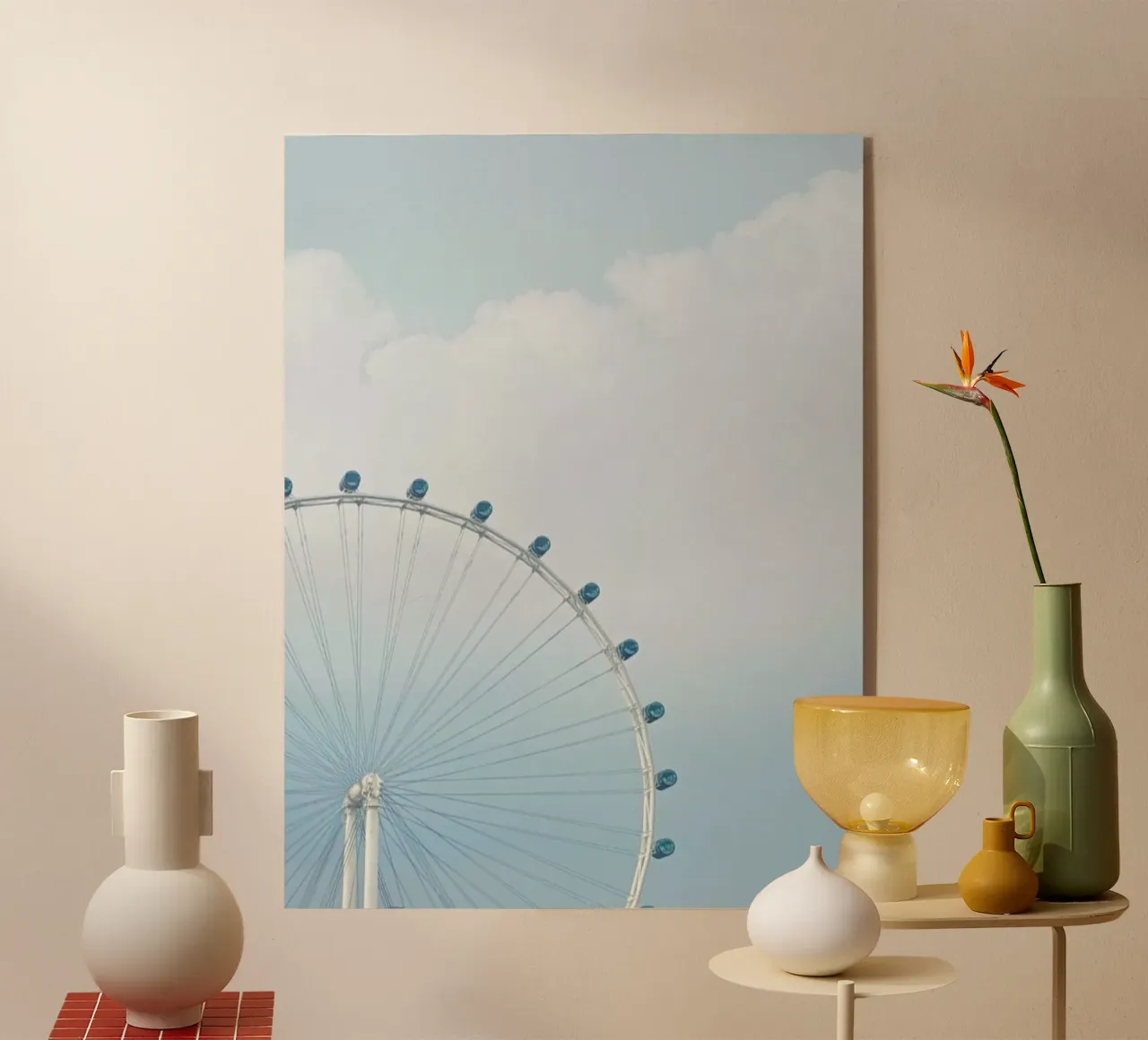 wheel in space plexiglass da scoten