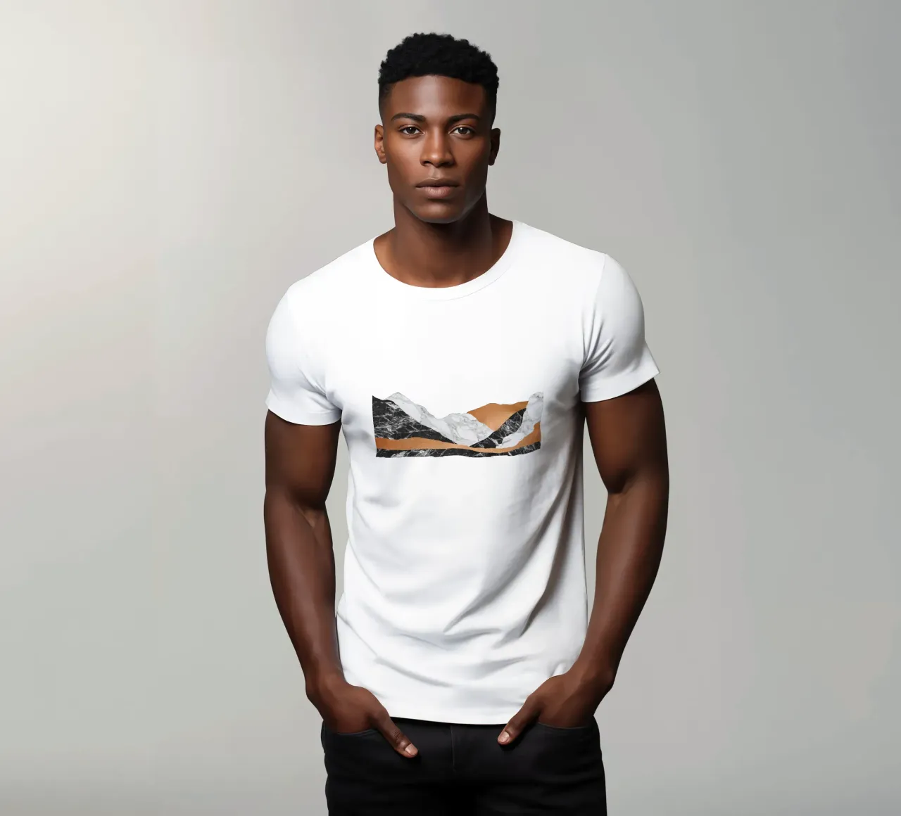 Paesaggio di marmo I t-shirt da Orara Studio