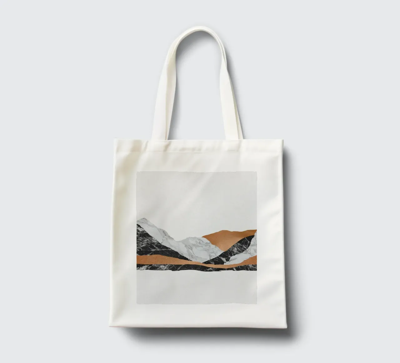 Paesaggio di marmo I borsa in juta da Orara Studio