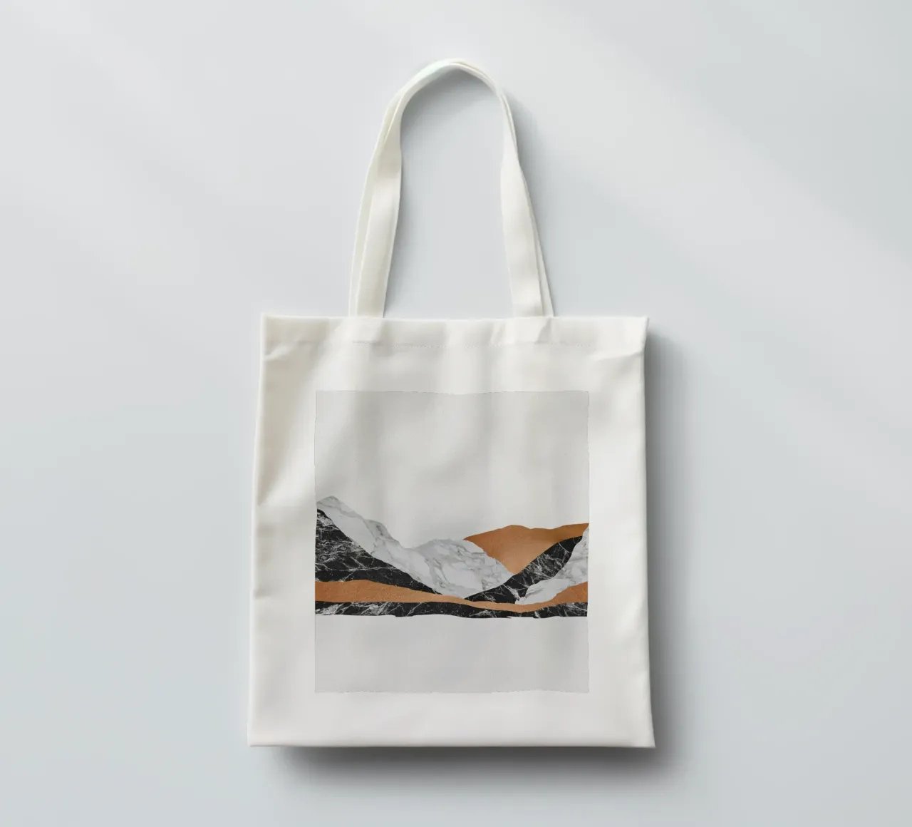 Paesaggio di marmo I borsa in juta da Orara Studio