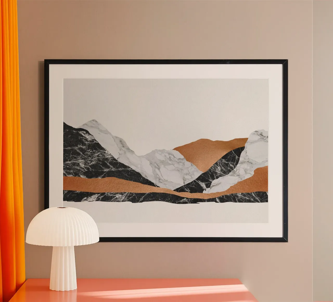 Paesaggio di marmo I carta hahnemühle da Orara Studio
