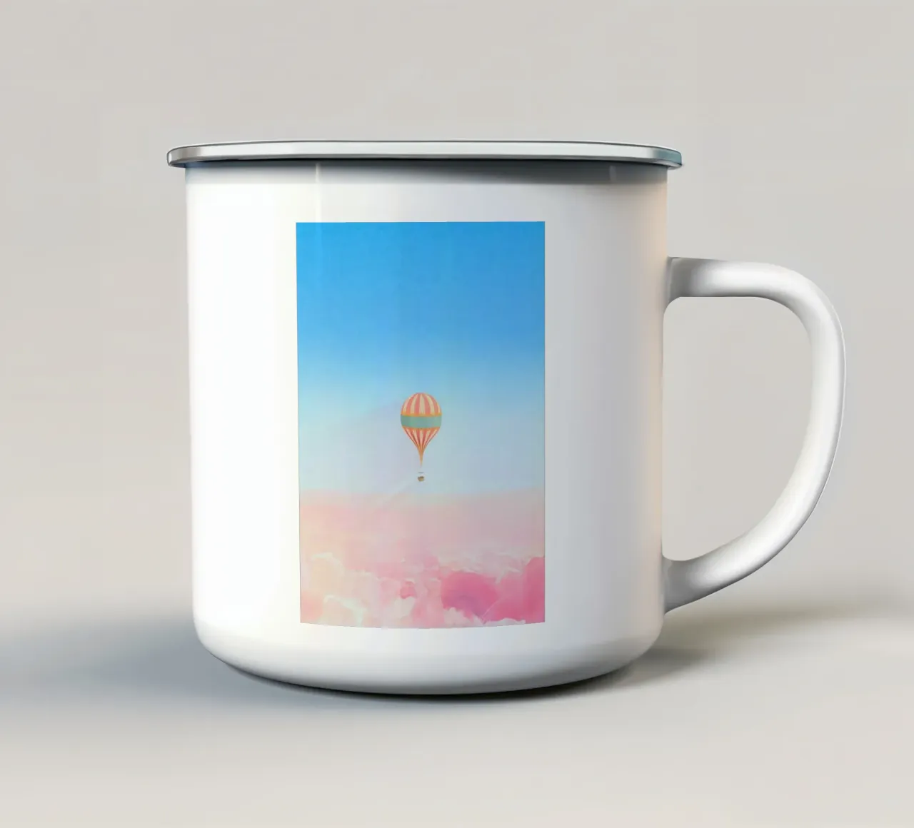 balloon in epic cloud tazza in smalto da scoten