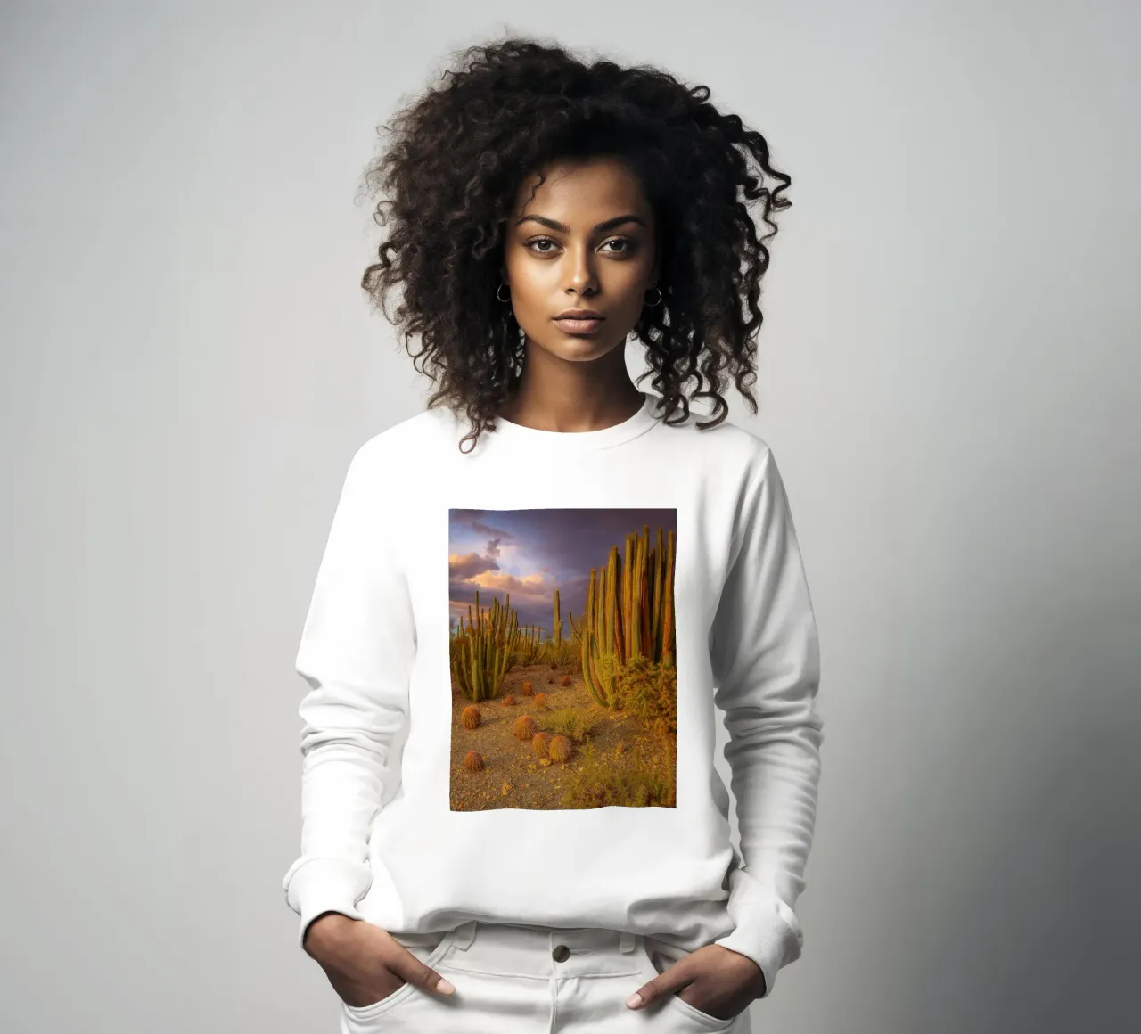 albero di cactus felpa da Maraza