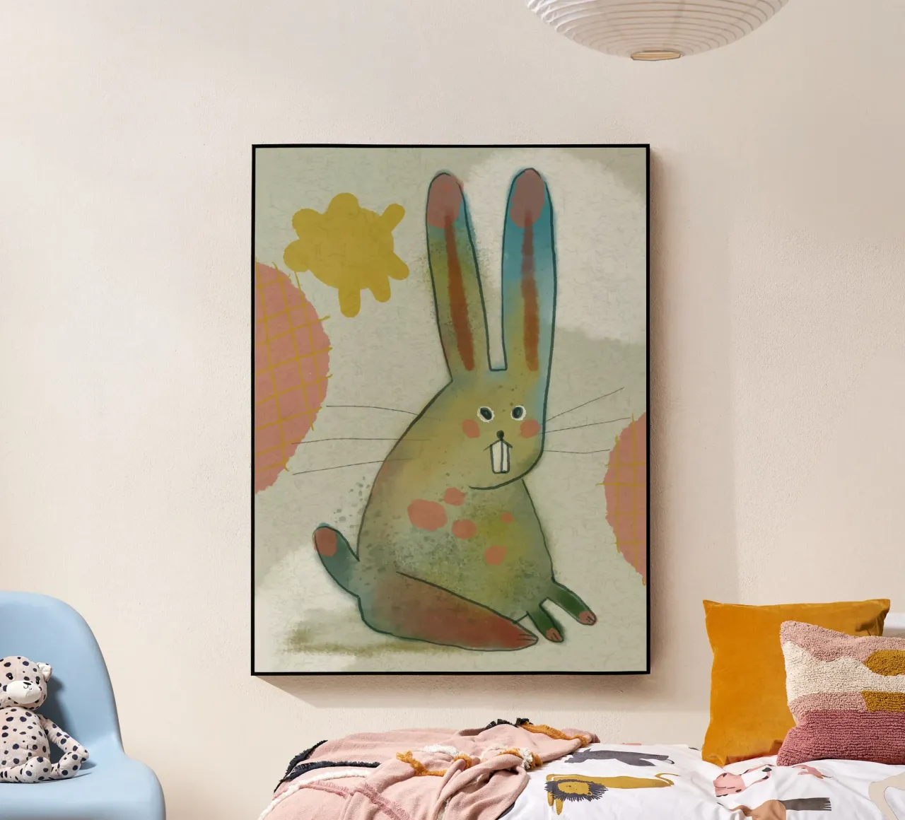 Bunny plexiglass da Artsy Bessy