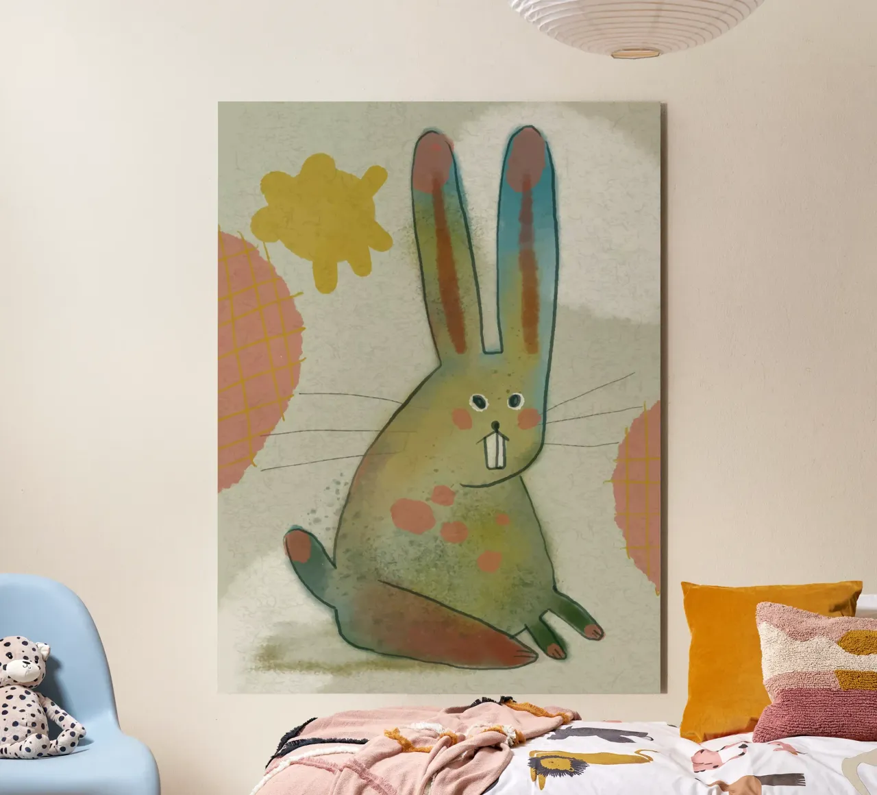Bunny alluminio dibond da Artsy Bessy