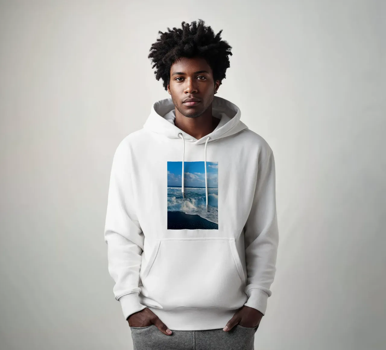 spiaggia felpa con cappuccio da Maraza