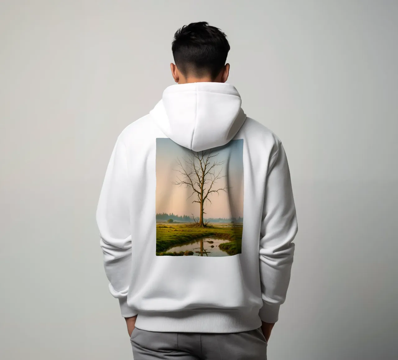 albero secco felpa con cappuccio da Maraza