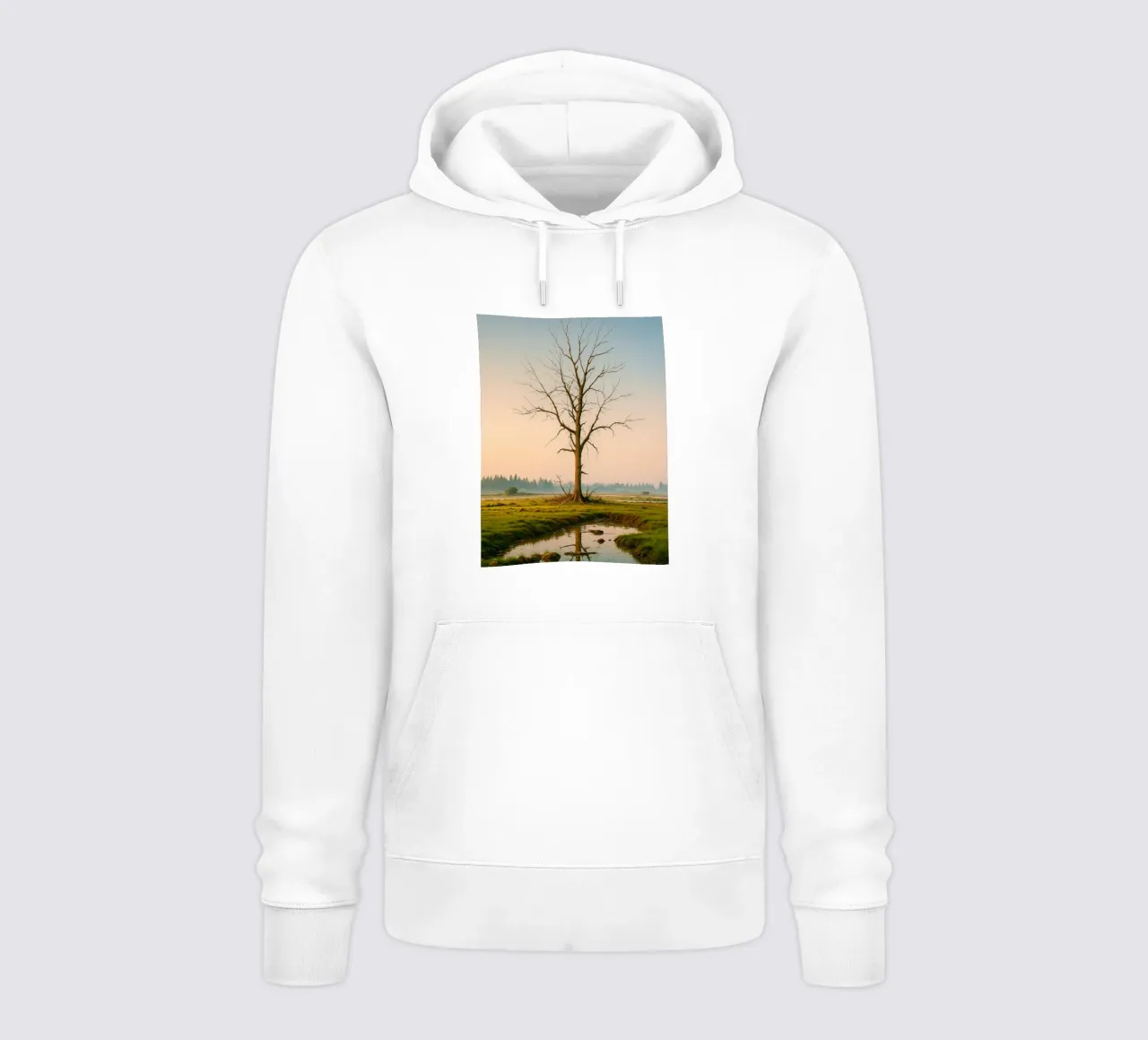 albero secco felpa con cappuccio da Maraza