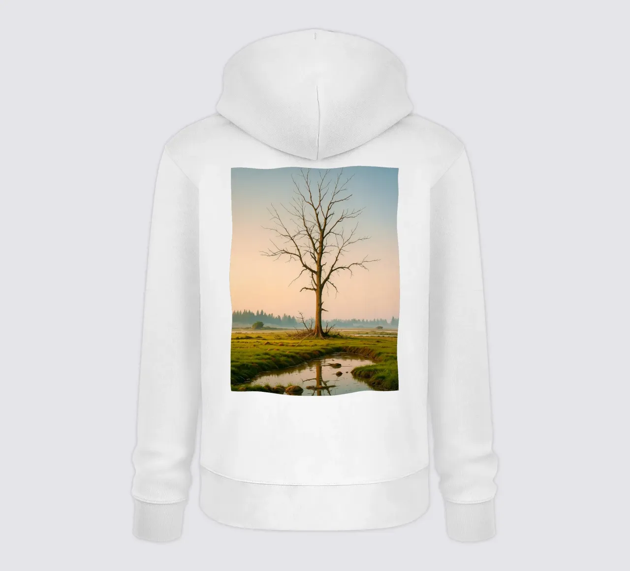 albero secco felpa con cappuccio da Maraza