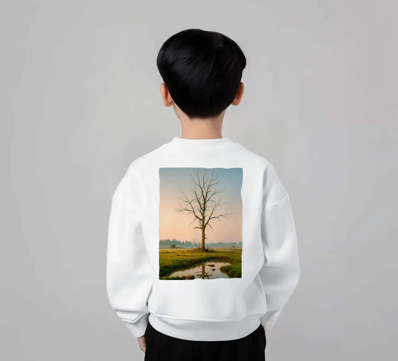 albero secco felpa bambino da Maraza