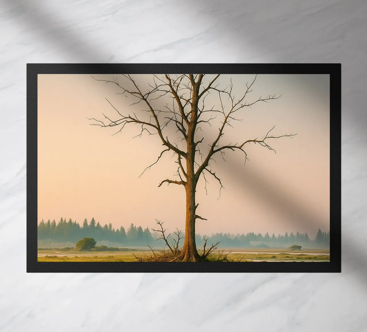 dry tree doormat by Maraza