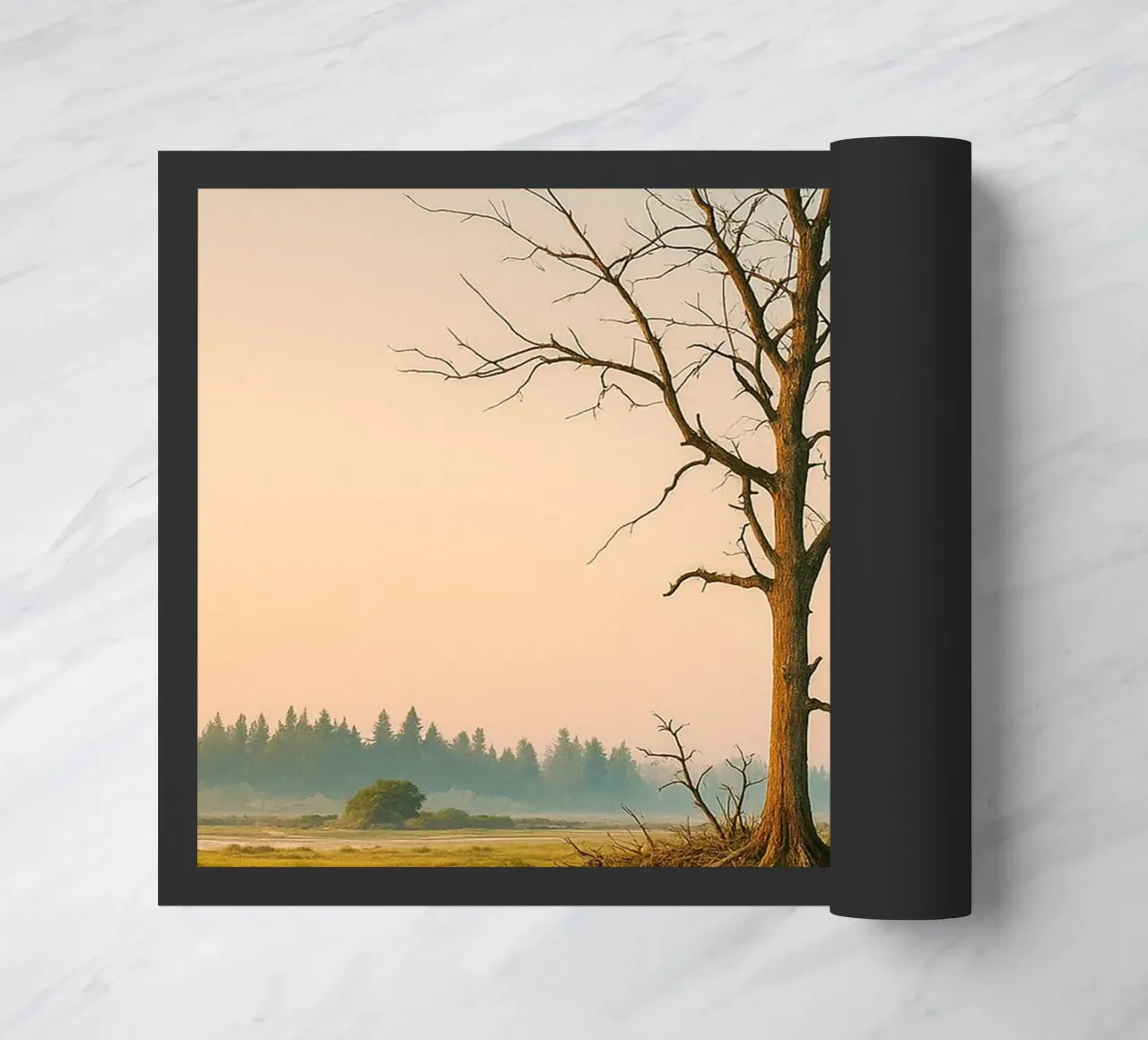 dry tree doormat by Maraza